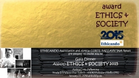 27.01.2016 - Award ETHICS & SOCIETY 2015 - Marco Eugenio Di Giandomenico