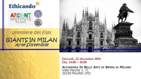 Evento GIANTS IN MILAN - Arte Sostenibile - Marco Eugenio Di Giandomenico