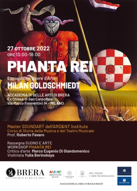 27.10.2022 - Evento PHANTA REI. Esposizione Opere di Milan Goldschmiedt - Marco Eugenio Di Giandomenico