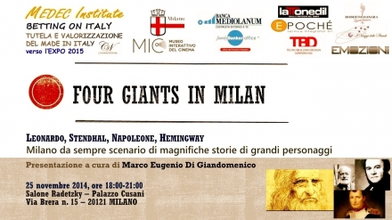 Evento Four Giants in Milan - Betting On Italy (BOI) - Marco Eugenio Di Giandomenico